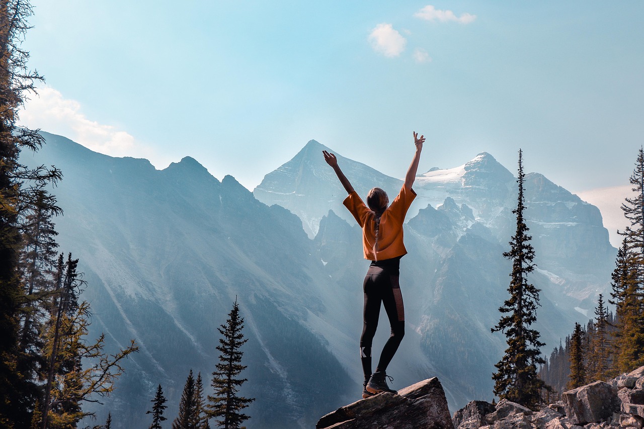 mountains, canada, girl, outlook, snow, nature, mountain landscape, hiking, happy, wide, landscape, excited, woman, canada, hiking, hiking, hiking, happy, happy, happy, happy, happy, excited